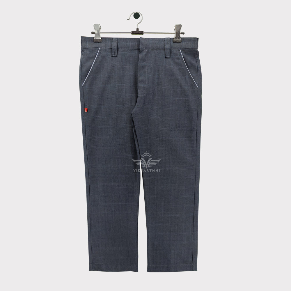 FULL PANT EL CHK GREY (GR VI ONWARDS) RPS INTERNATIONAL SCHOOL CHAMPION PLUS