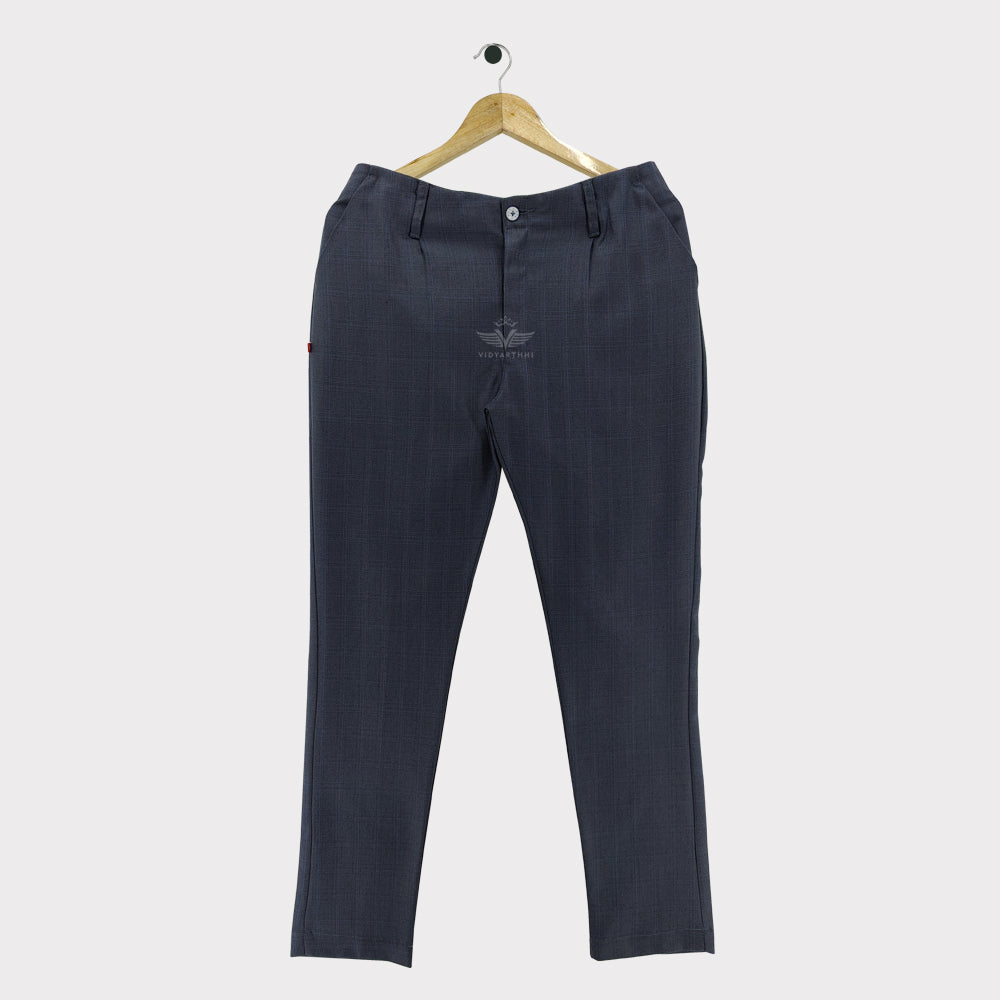 FULL PANT GIRL (SR) GREY CHECK RPS INTERNATIONAL SCHOOL CHAMPION PLUS