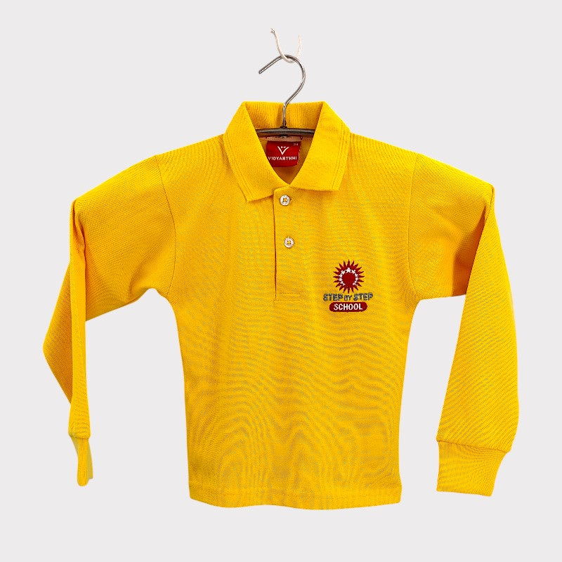 T.SHIRT F/S YELLOW (BHASKAR) STEP BY STEP MATTY