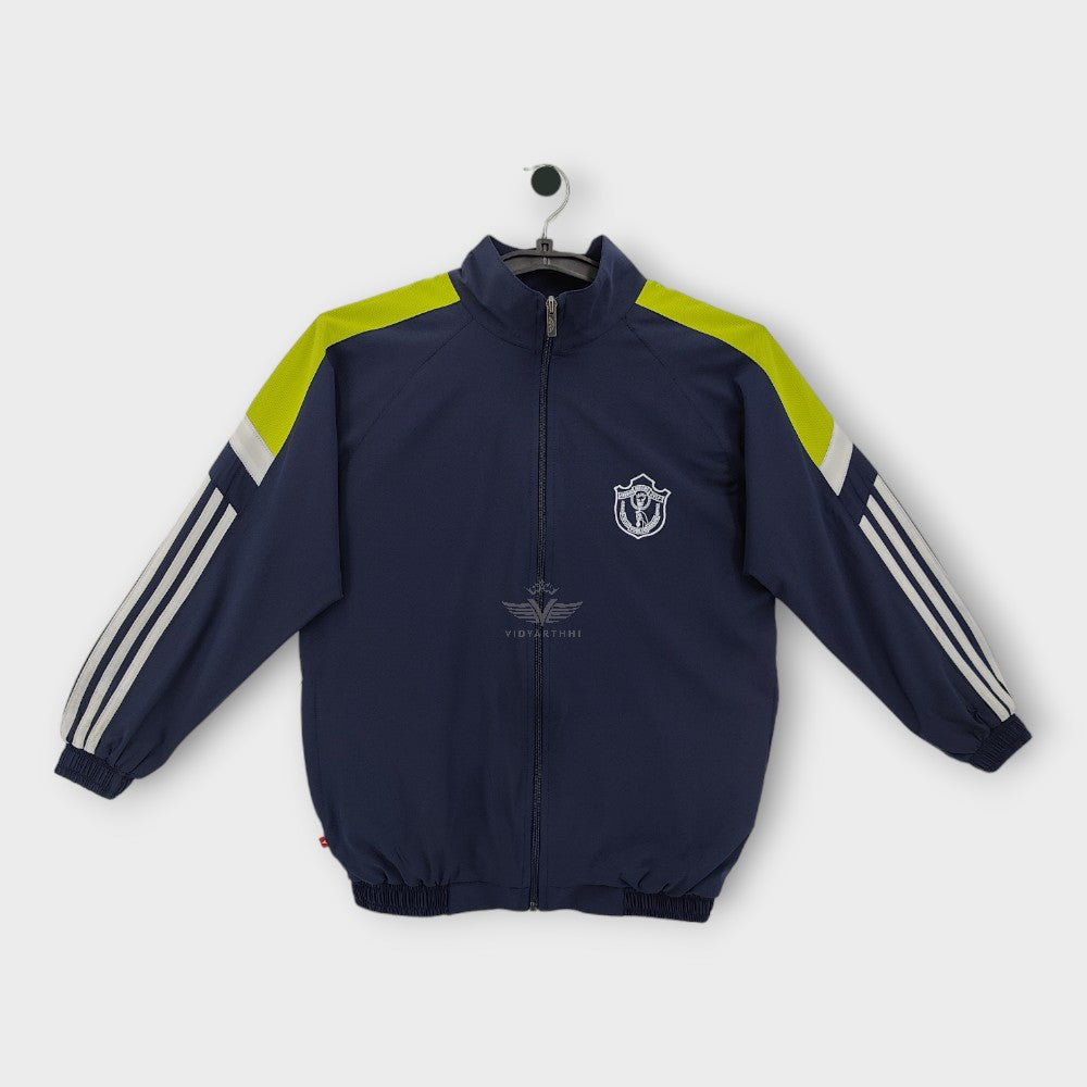 SPORTS JACKET NBLUE/LIME GREEN (RAAVI) DPS INP