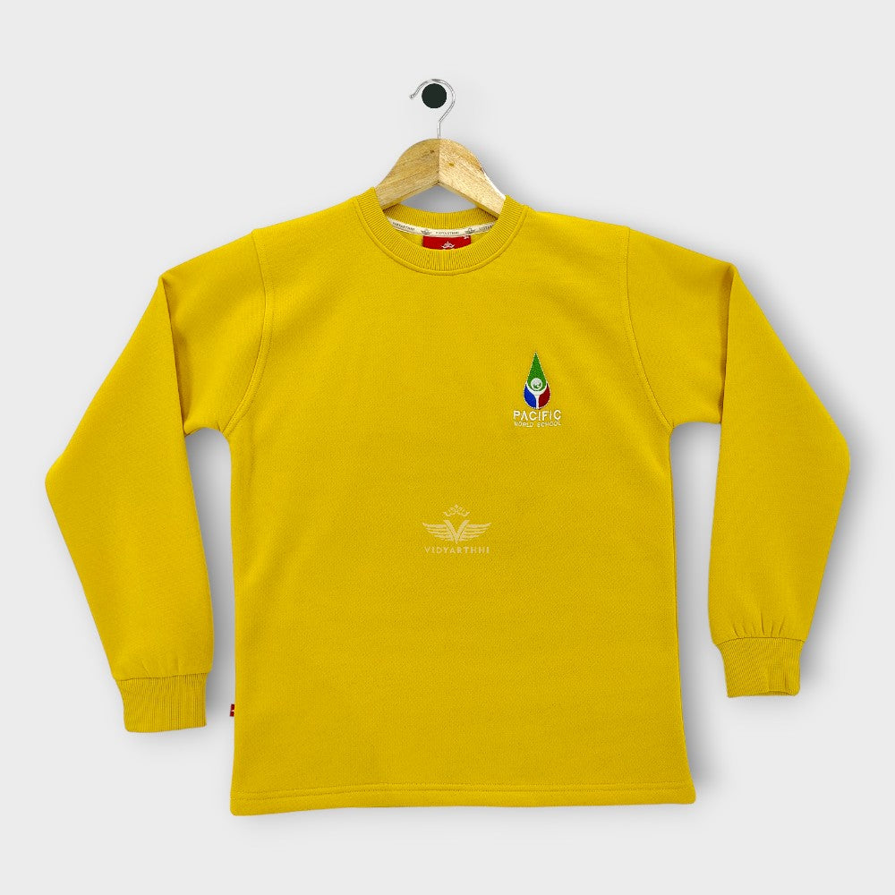 SWEAT SHIRT F/S ASSORTED PACIFIC W. SCHOOL PC FLEECE YELLOW