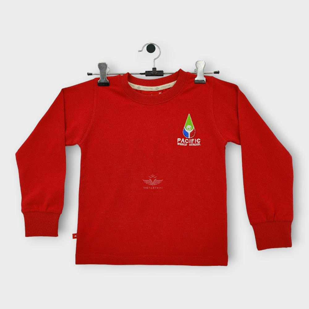 T- SHIRT F/S PACIFIC W. SCHOOL MATTY RED