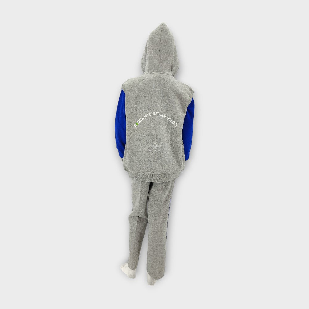 LOWER GREY MILANGE GAURS INTERNATIONAL PC FLEECE BLUE