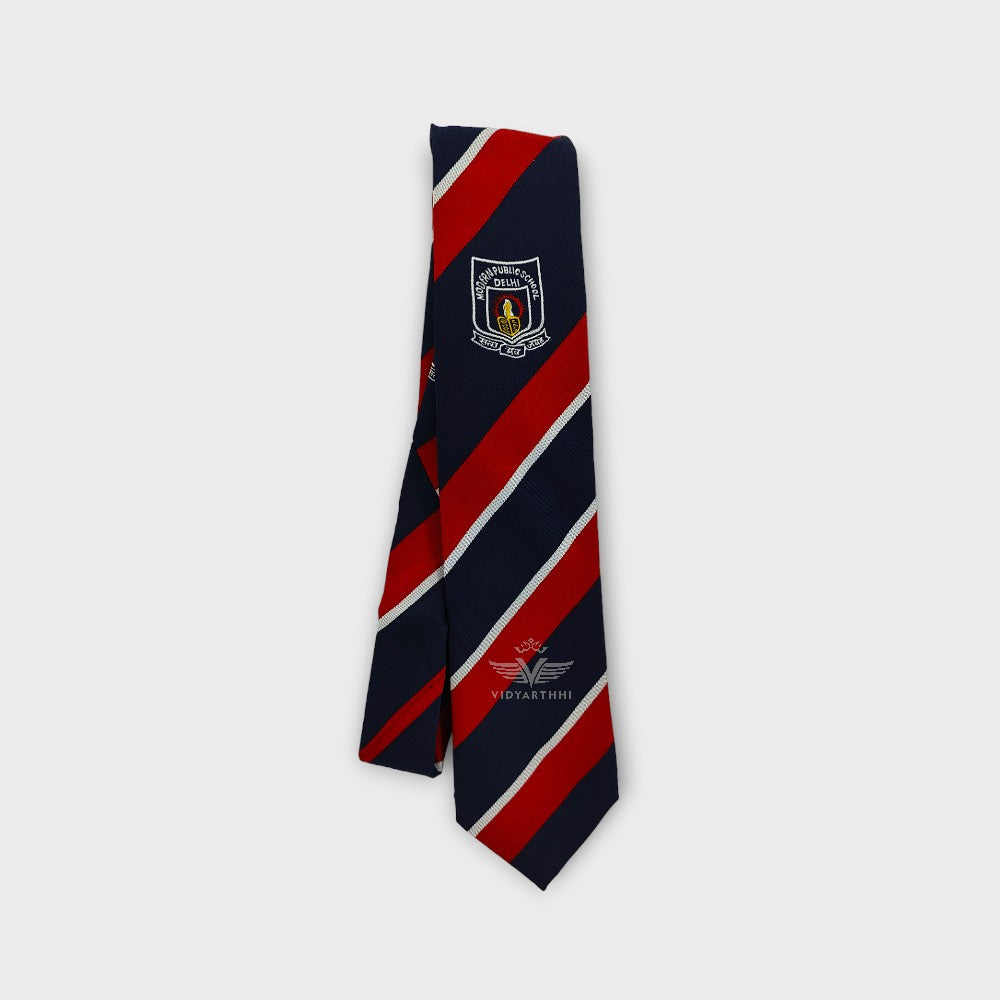TIE N BLUE/ WHT/RED MPS SHALIMAR BAGH JACKARD