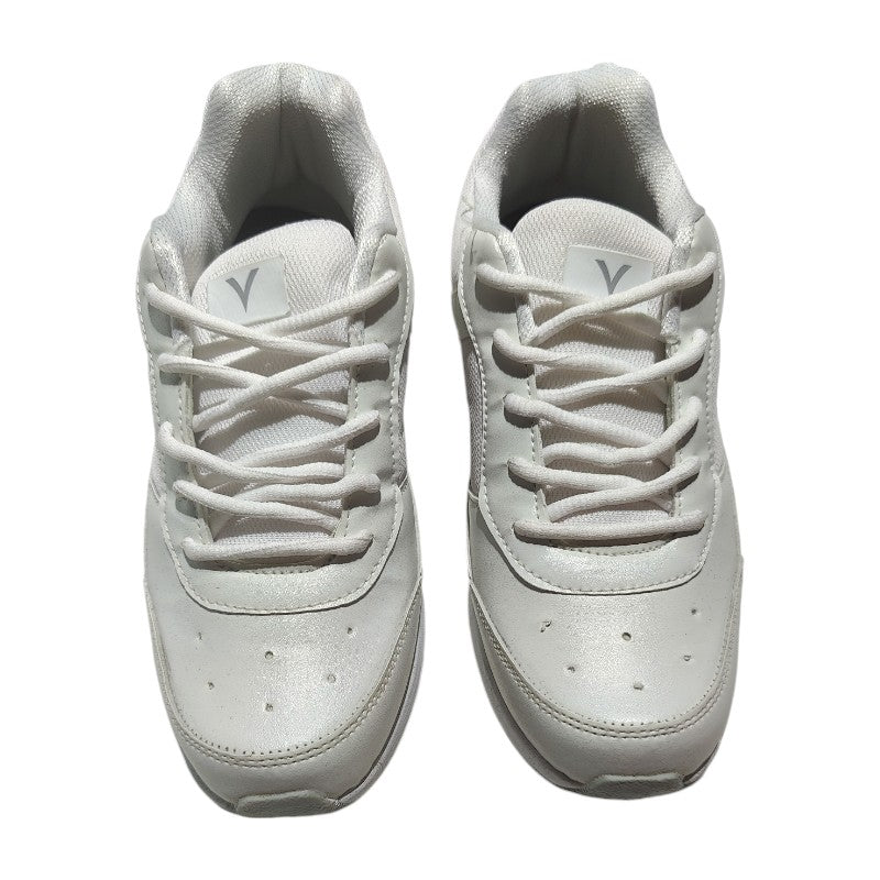 SHOE V MARK WHITE WITH LACES