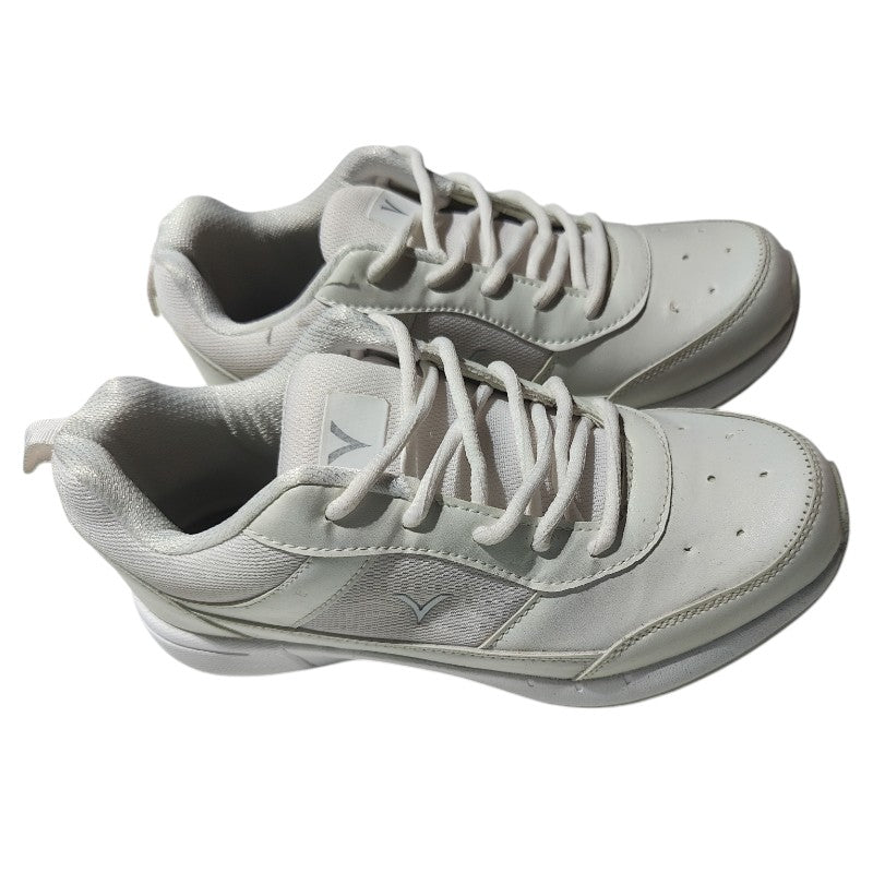 SHOE V MARK WHITE WITH LACES