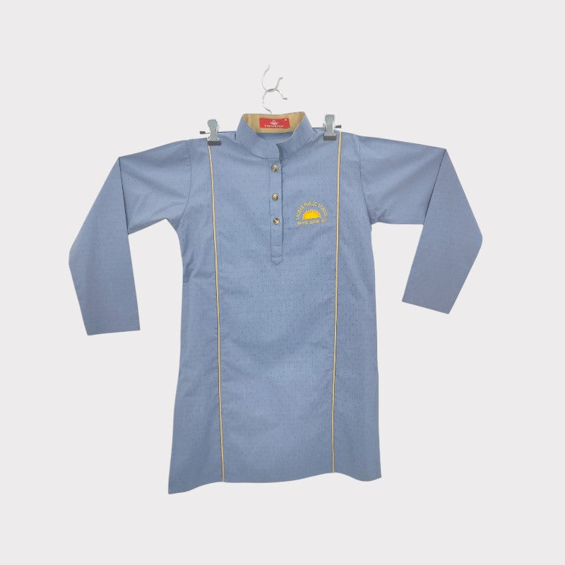 KAMEEZ F/S DOBBY INDIGO (B/W) SPS (NEW) PC SHIRTING