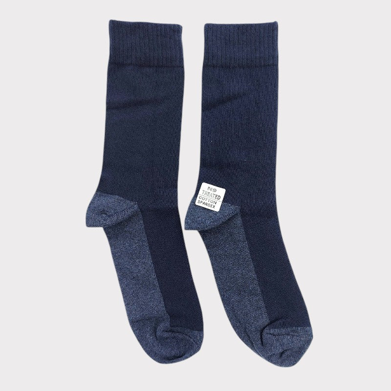 SOCKS- NAVY MILANGE STEP BY STEP COTTON LYCRA