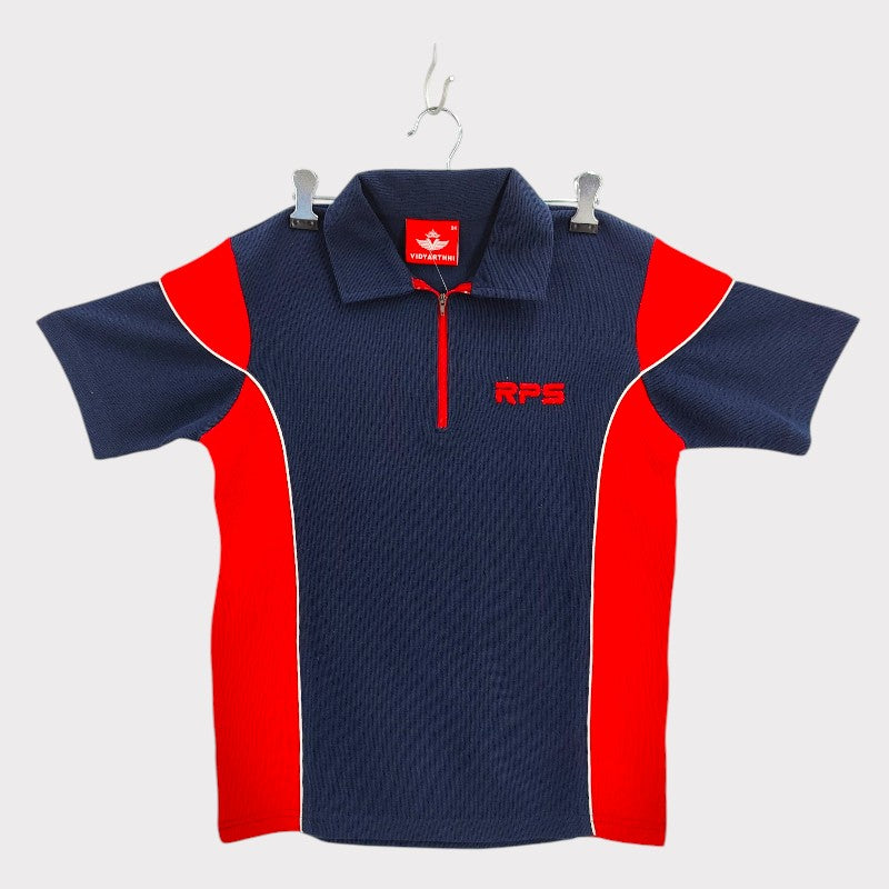 TRACK JACKET NAVY/RED RPS INTERNATIONAL SCHOOL SHK-RIB