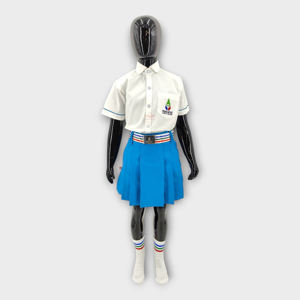 SKIRT UNDER SHORTS TURQOISH PACIFIC W. SCHOOL W/FREE GBDN
