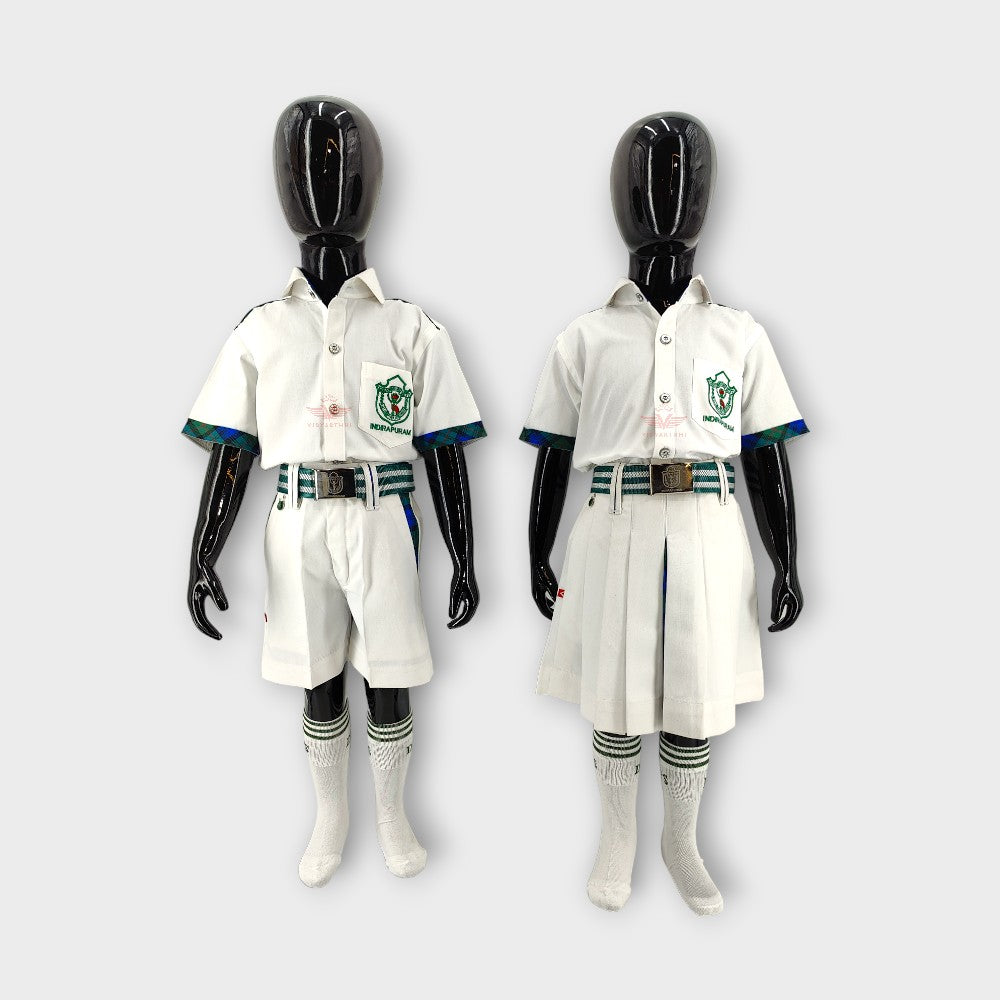 HALF PANT WHITE (GR I & II) DPS INP