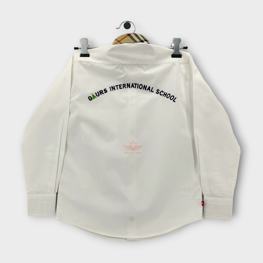 SHIRT F/S WHITE GAURS INTERNATIONAL MAFATLAL PC 2*2