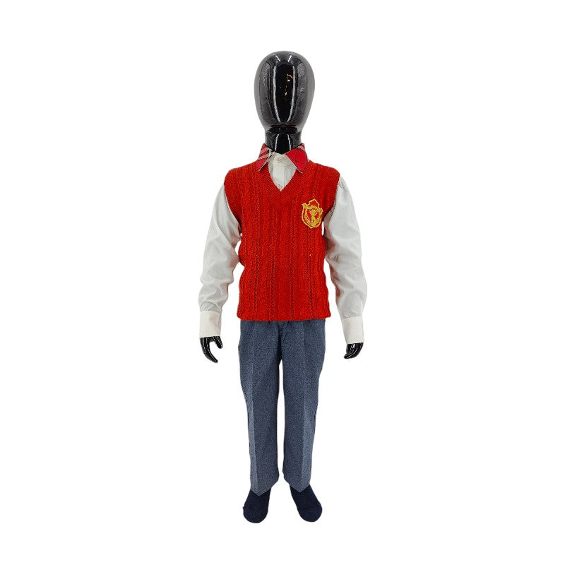 SLEEVELESS JR RED DPS INP