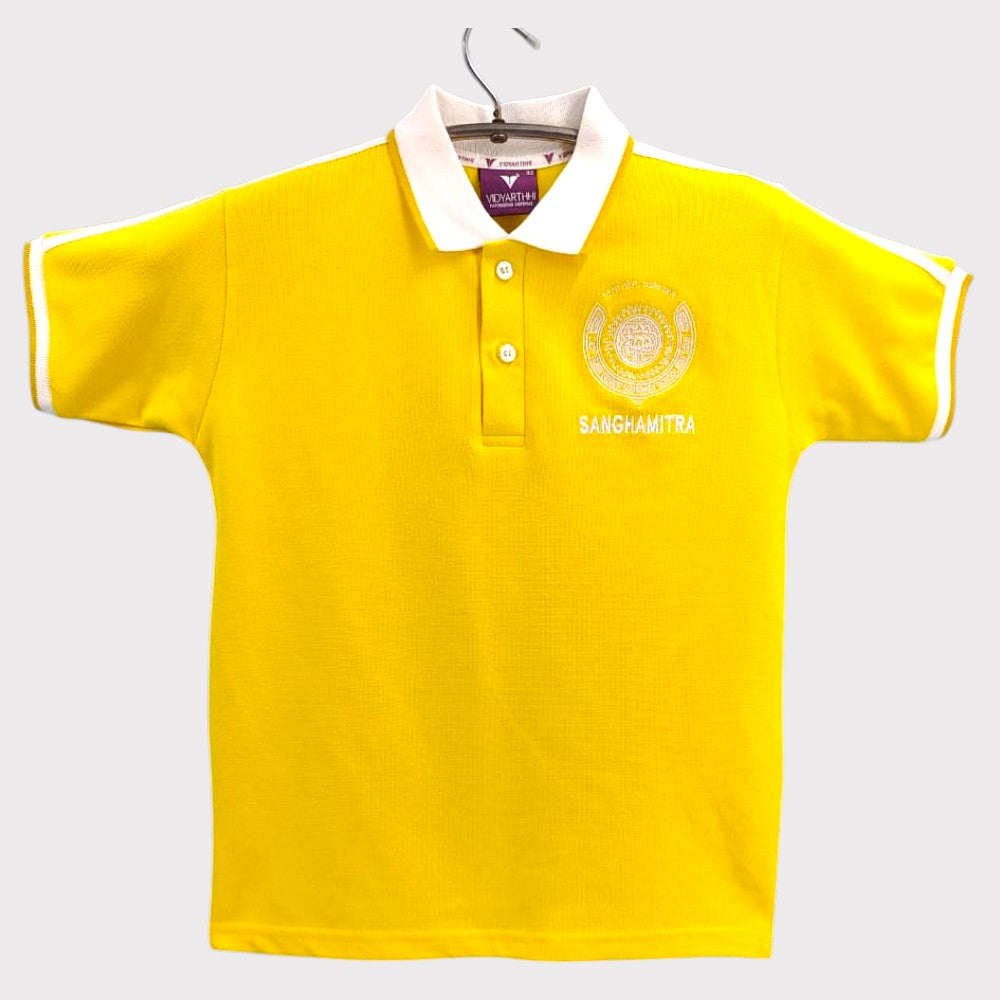 T-SHIRT H/S YELLOW(SANGHAMITRA) LIS MATTY