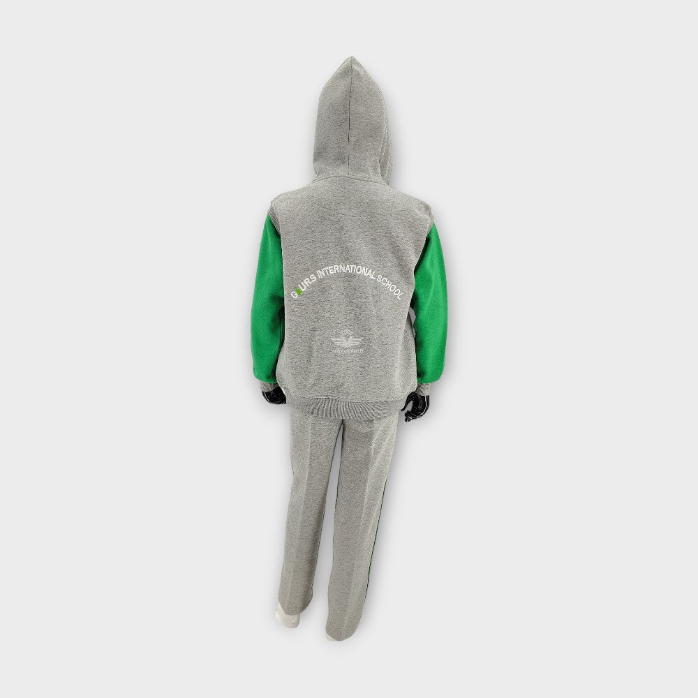 LOWER GREY MILANGE GAURS INTERNATIONAL PC FLEECE GREEN