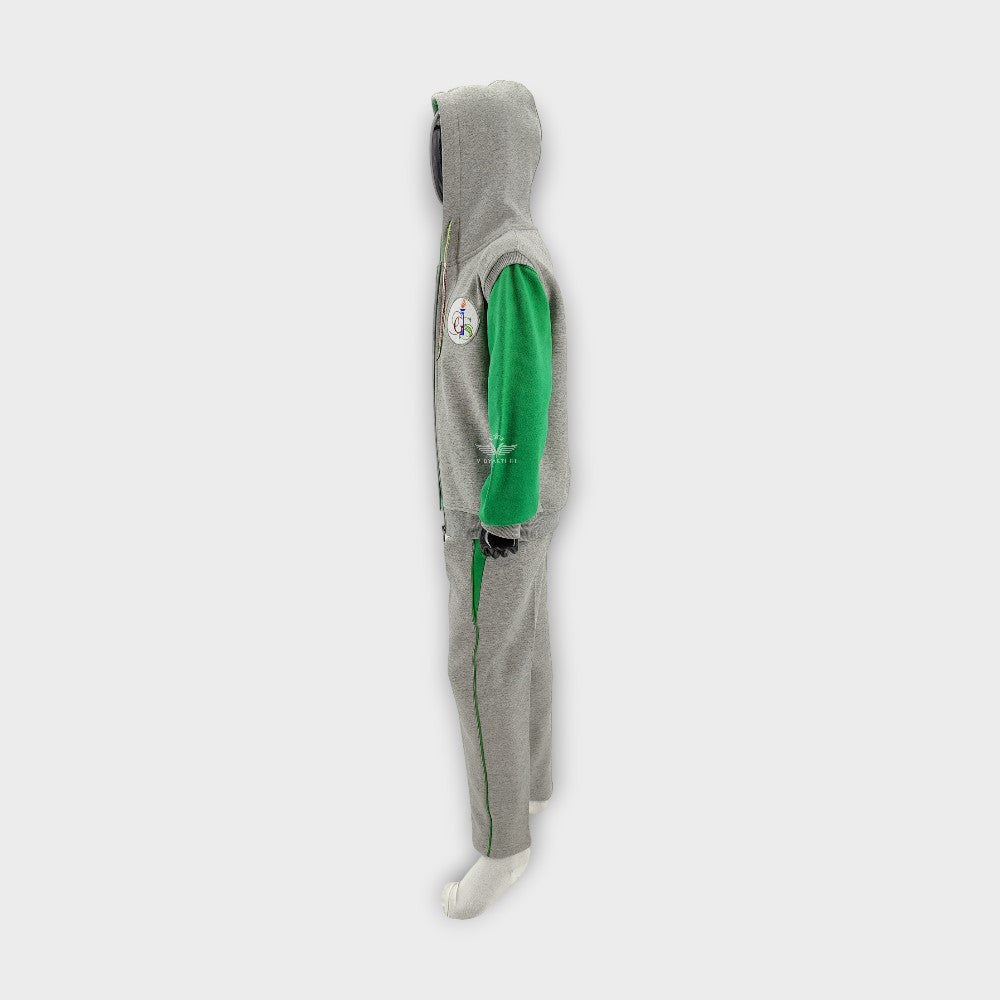 LOWER GREY MILANGE GAURS INTERNATIONAL PC FLEECE GREEN