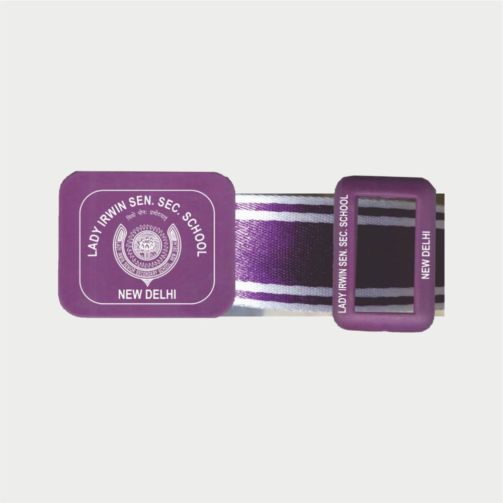 BELT PURPLE LADY IRWIN SCHOOL POLYSTER