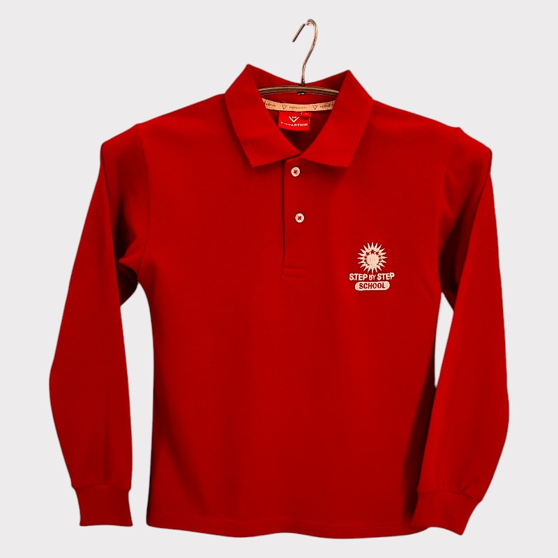 T.SHIRT F/S DEEP RED (BHANU) STEP BY STEP MATTY