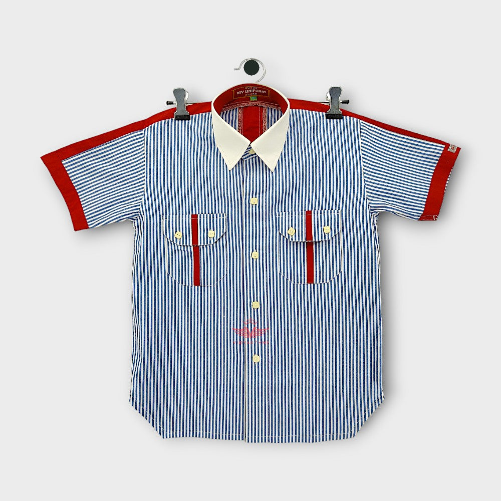 SHIRT H/S BOYS (GR-3 TO 5)  G D G (S-19) COTTON RICH