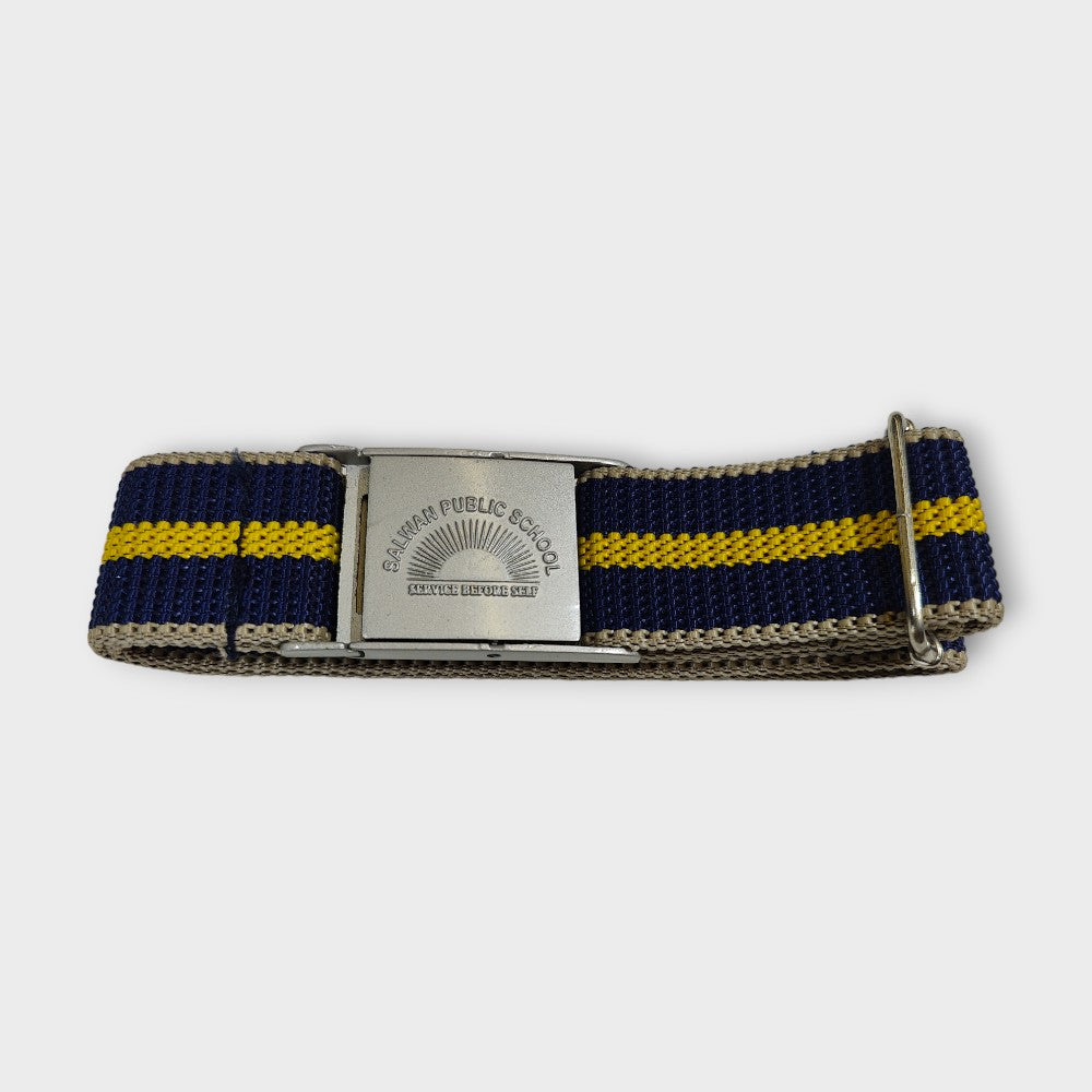 BELT BLUE/YELLOW/FAWN SPS (NEW) POLYSTER