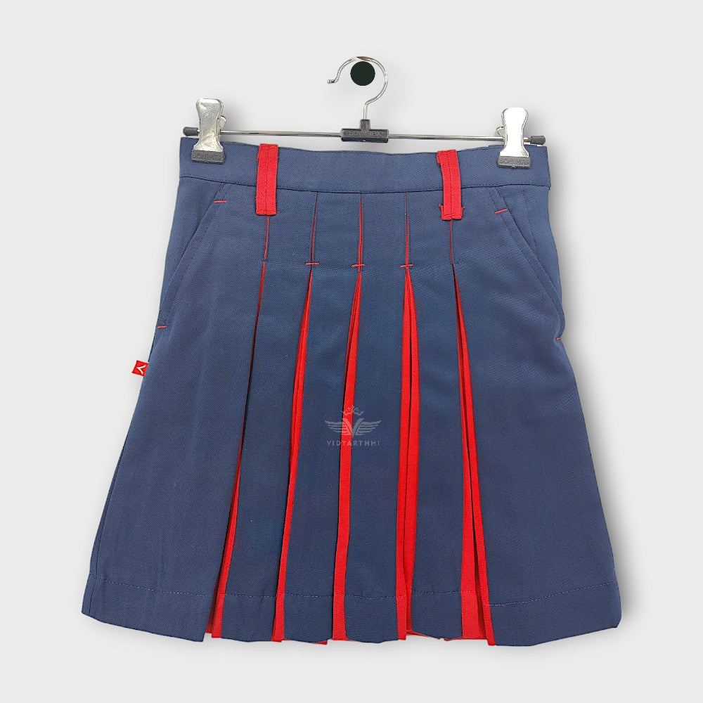 SKIRT PRIMARY (GR- 3 TO 5)N BLUE/ RED G D G (S-19) GBDN PC STR