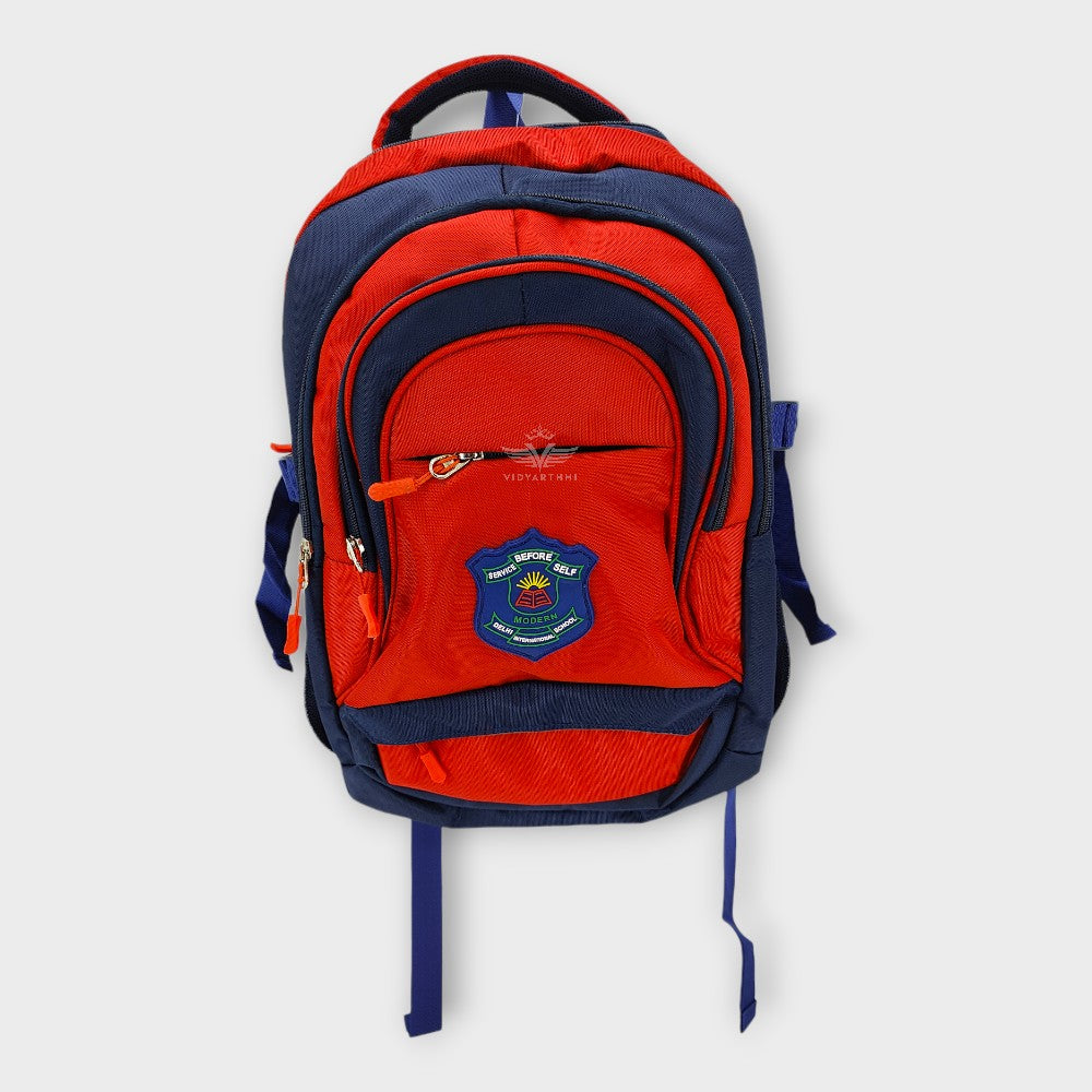 SCHOOL BAG RED/GREY MDIS  MATTY I & II