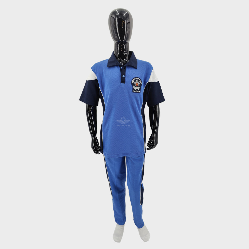 TRACK SUITS SKY/NBLUE MDIS  SHK-RIB