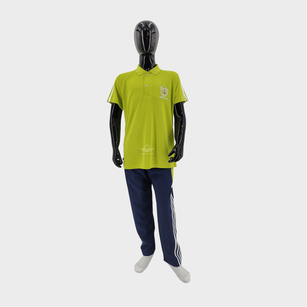 SPORTS T-SHIRT H/S LIME GREEN (RAAVI) DPS INP DRY FIT MICRO