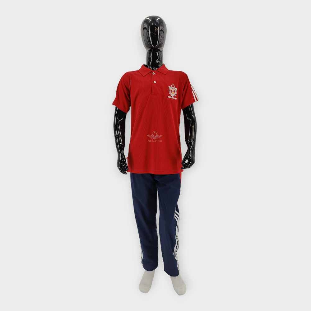 SPORTS T-SHIRT H/S RED (YAMUNA) DPS INP DRY FIT MICRO