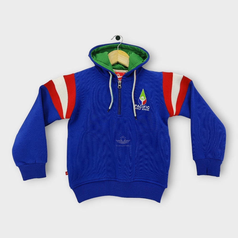 TRACK SUIT-JR R.BLUE/WHT/RED PACIFIC  W. SCHOOL PC FLEECE