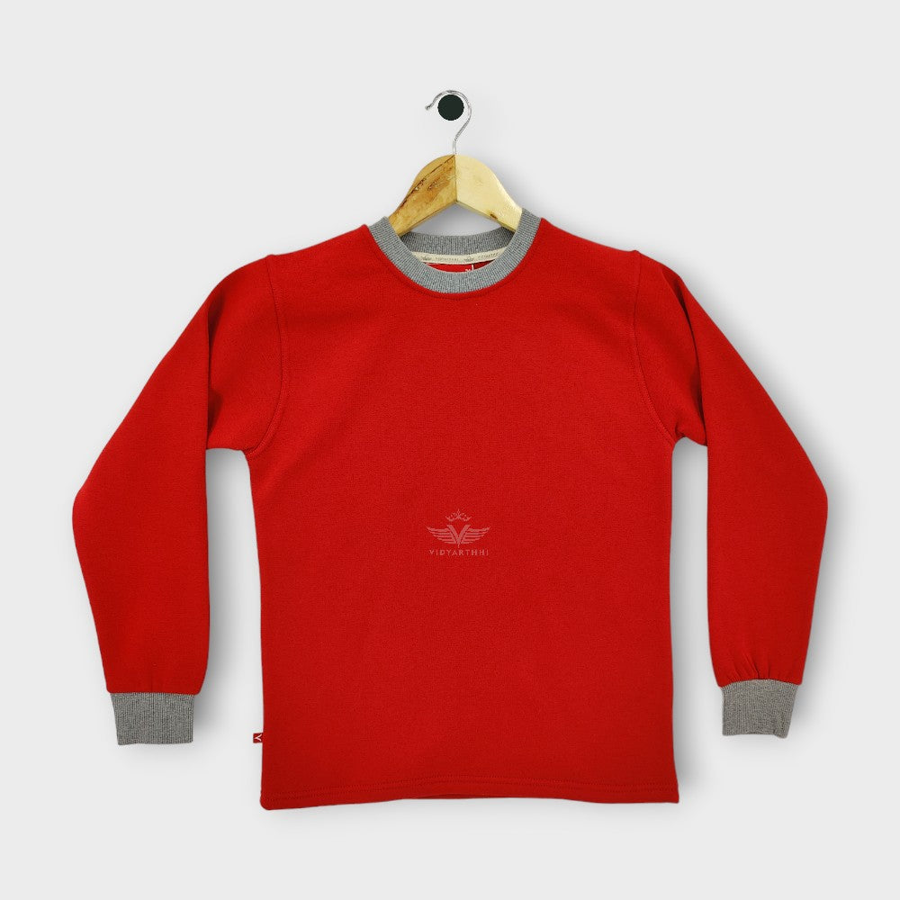 SWEAT SHIRT F/S RED GAURS INTERNATIONAL PC FLEECE