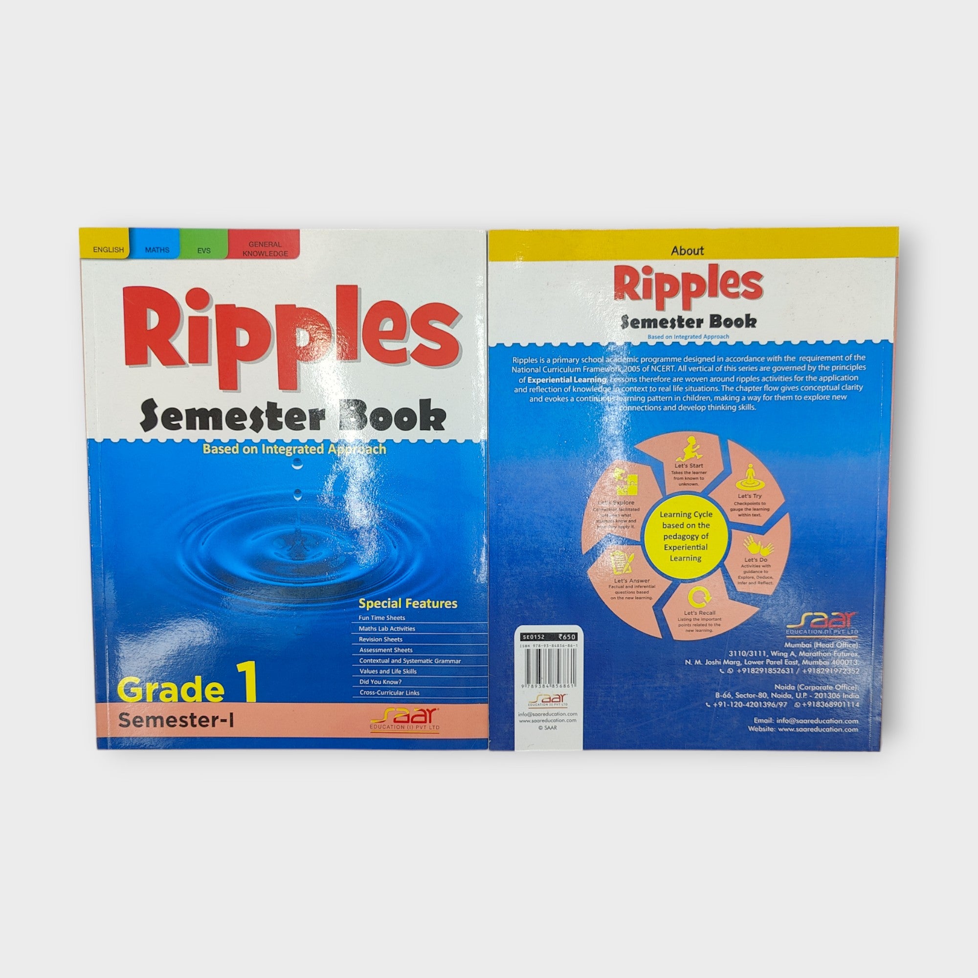 CLASS : 1 RIPPLES SEMESTER BOOK PART-1 - DPS NAVI MUMBAI