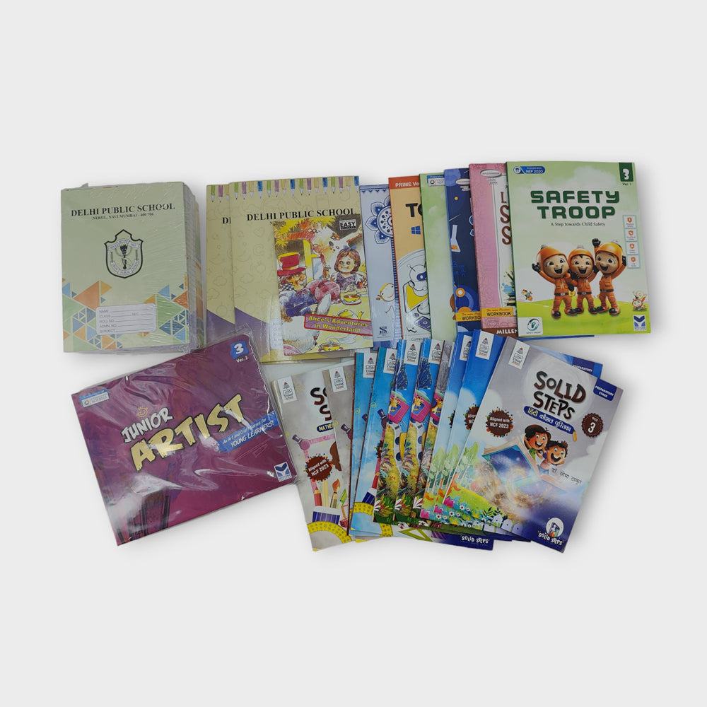 CLASS: 3 DPS NAVI MUMBAI BOOK SET