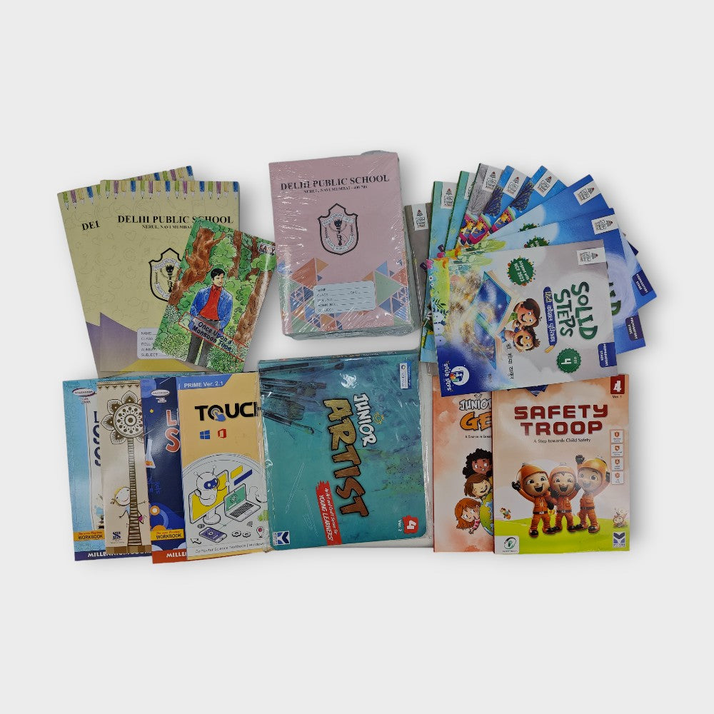 CLASS: 4 DPS NAVI MUMBAI BOOK SET