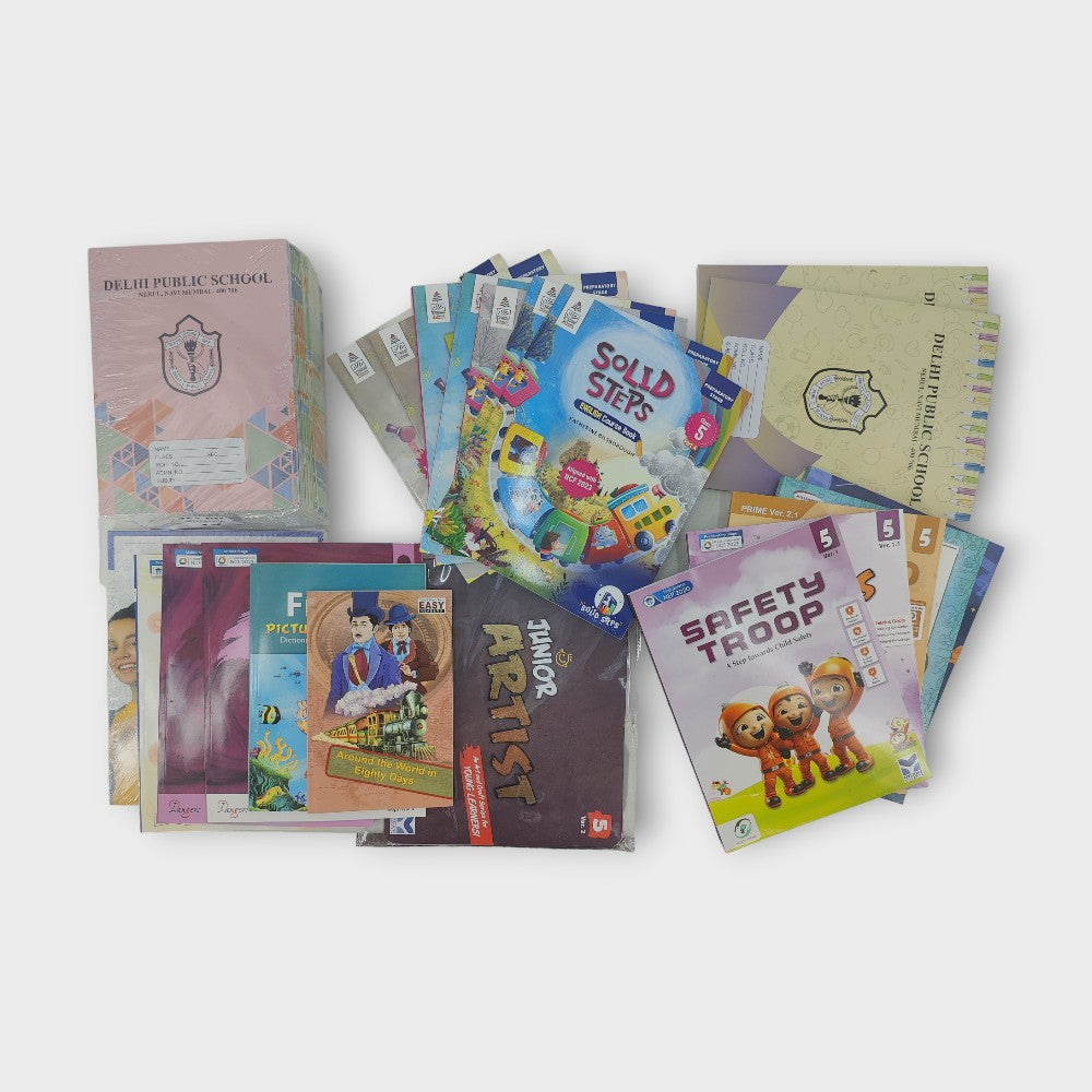 CLASS: 5 WITH FRENCH DPS NAVI MUMBAI BOOK SET