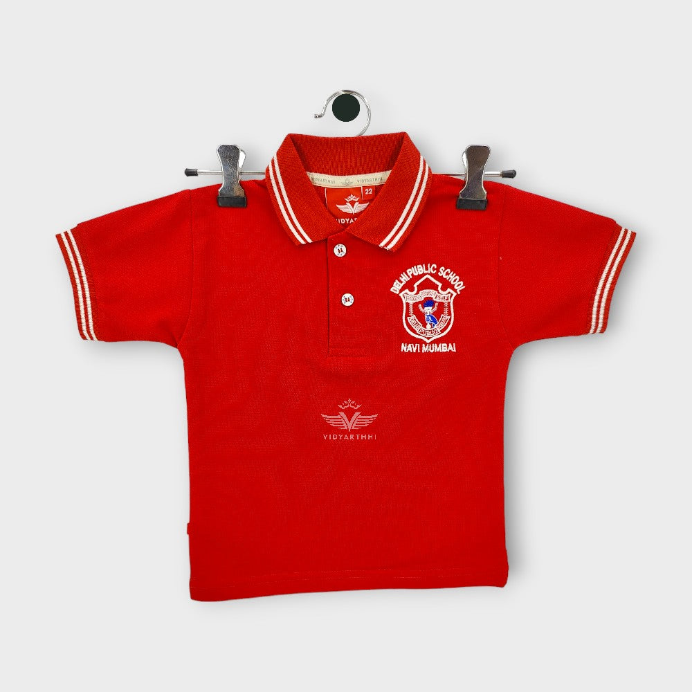 T.SHIRT H/S RED (NUR) DPS NAVI MUMBAI MATTY