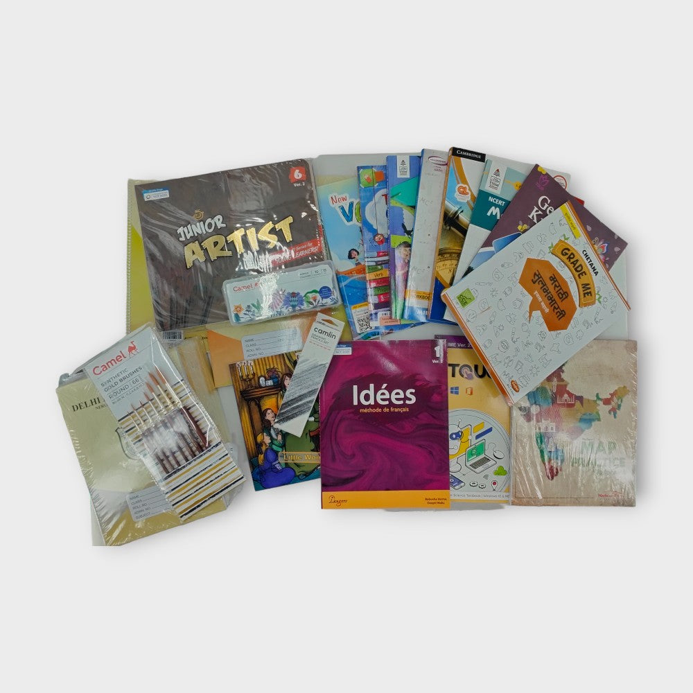 CLASS: 6 WITH FRENCH DPS NAVI MUMBAI BOOK SET