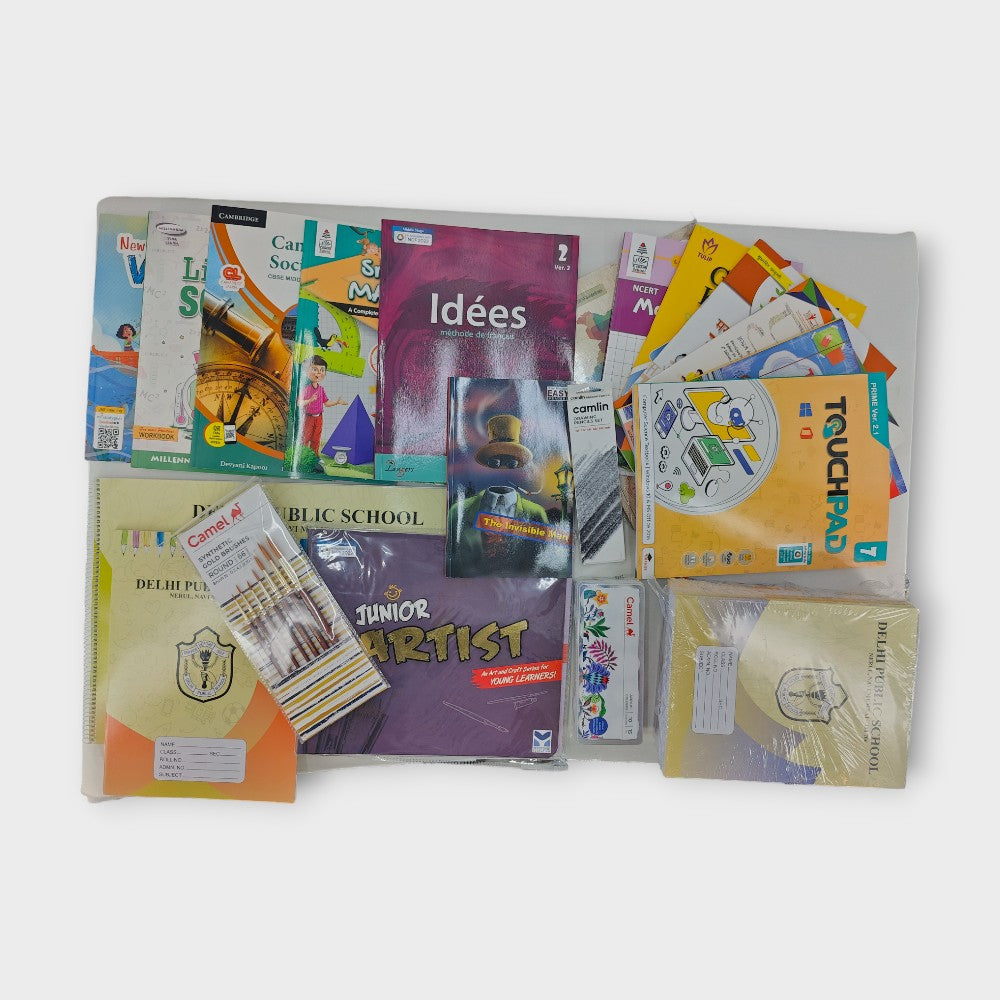 CLASS: 7 WITH FRENCH DPS NAVI MUMBAI BOOK SET