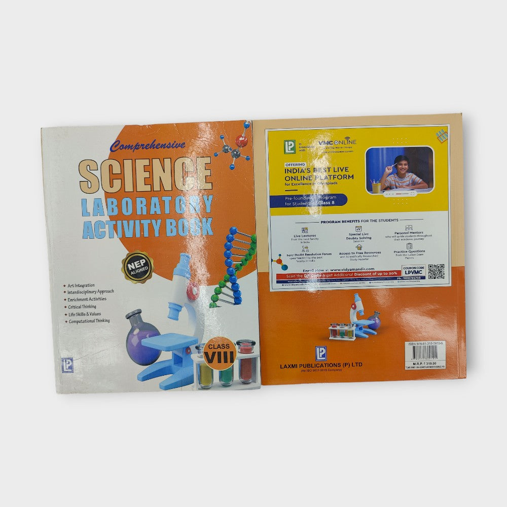 CLASS : 8 COMPREHENSIVE SCIENCE LABORATORY ACTIVITY BOOK - DPS NAVI MUMBAI