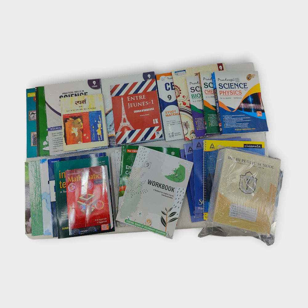 CLASS: 9 BASIC BOOK SET DPS NAVI MUMBAI WITHOUT THIRD LANGUAGE