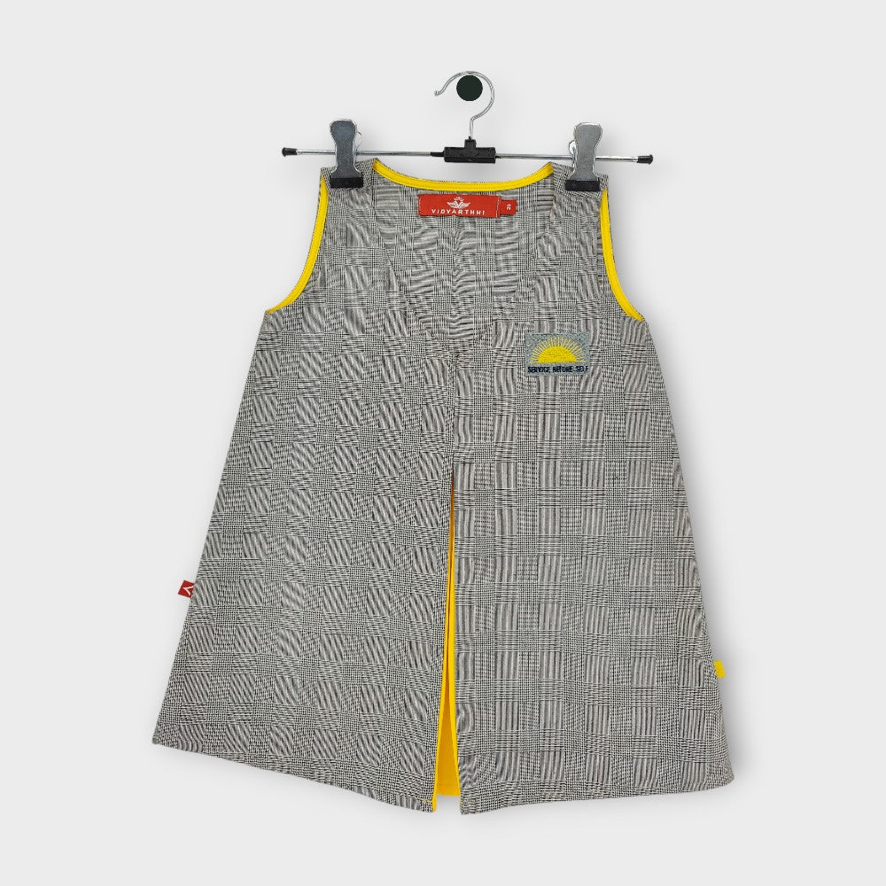 TUNIK  GREY CHECK/YELLOW SPS ( MONTS )   BLACK FOREST