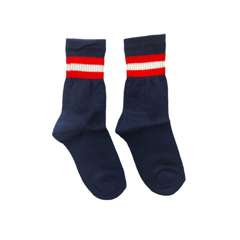 SOCKS ACRO JR NBLUE/RED/WHT DPS INTERNATIONAL LYCRA WOOL