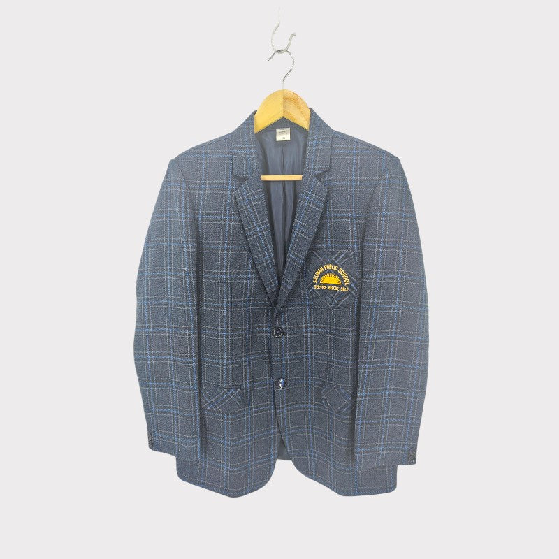 BLAZER-CIVIL AIRFORCE CHECK SPS (NEW) WORSTED TWEEDS