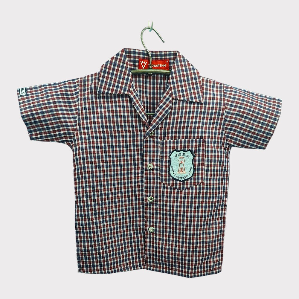 SHIRT H/S JR TENNIS NBLUE R W R  MJMS  TCOT