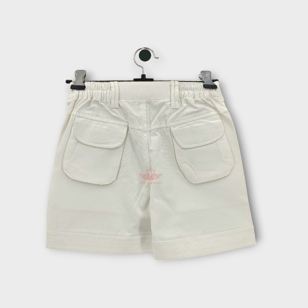 HALF PANT OFF WHITE  G D G (S-19) MATTY