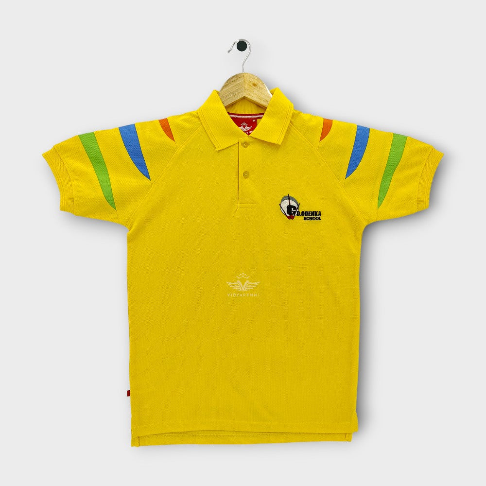 T-SHIRT H-S GDG YELLOW KG & 3-12 VIVEKANAND