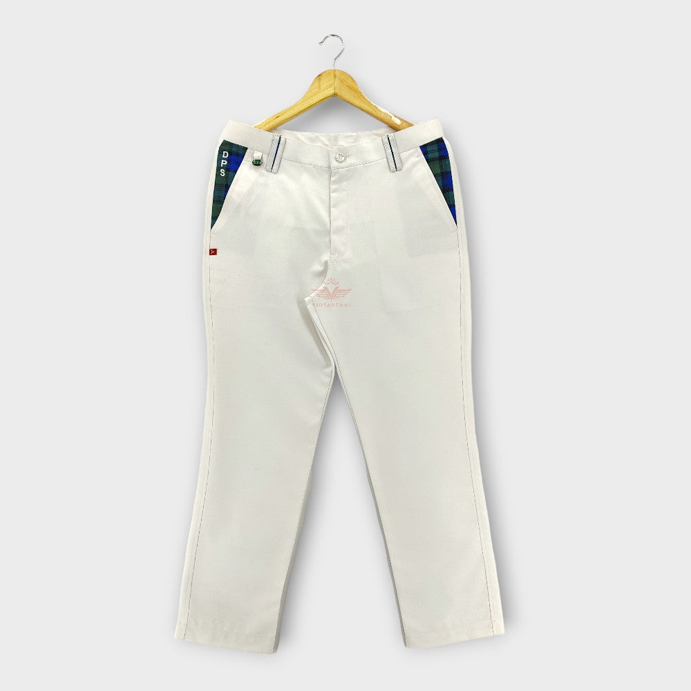 FULL PANT WHITE (GR IX-X-XI-XII) DPS INP COTTON CLUB