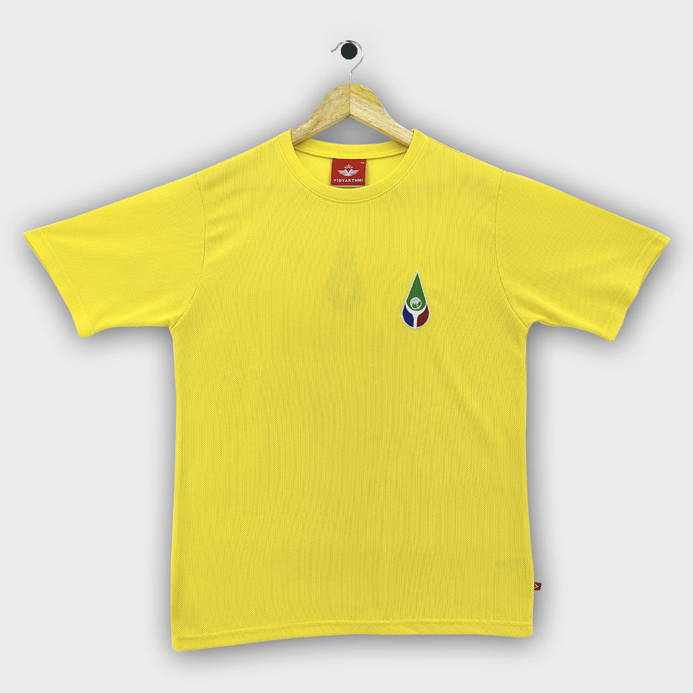 T-SHIRT R/G/Y PACIFIC  W. SCHOOL DRY FIT YELLOW