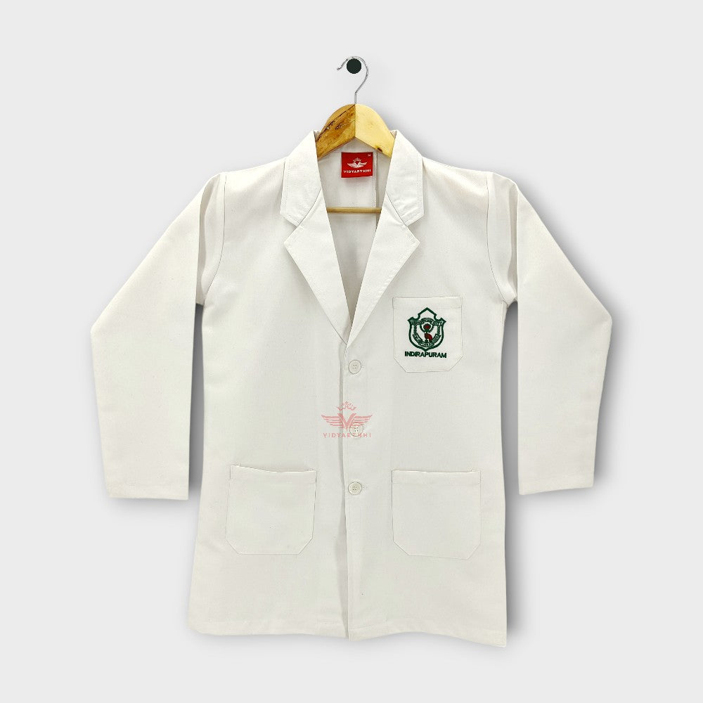 LAB COAT WHITE  DPS INP PC DRILL