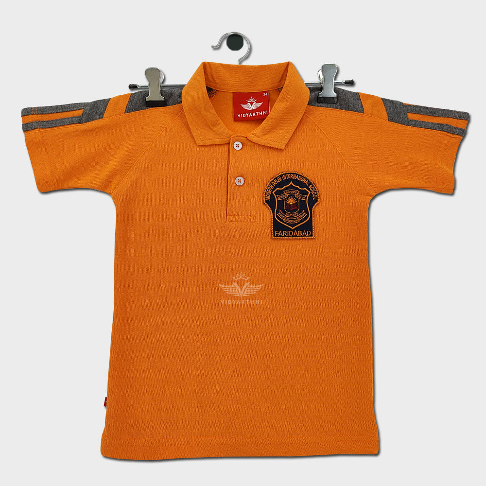 T-SHIRT JR H/S ORANGE/GREY (NUR) MDIS MATTY